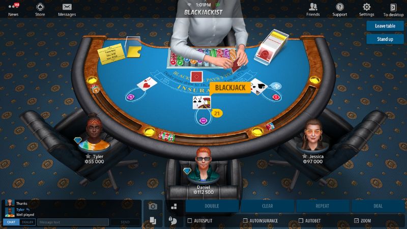 Kinh nghiệm chơi Blackjack thực tế
